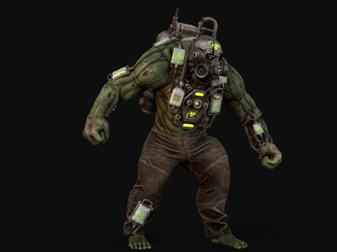 Super ZombieDrednout 3D Modell