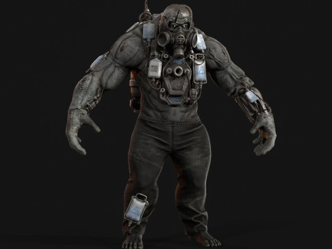 Super ZombieDrednout 3D Modell