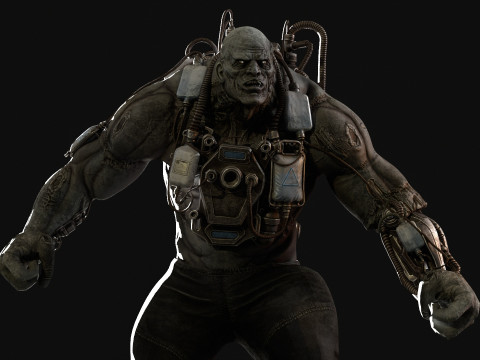 Super ZombieDrednout 3D Modell