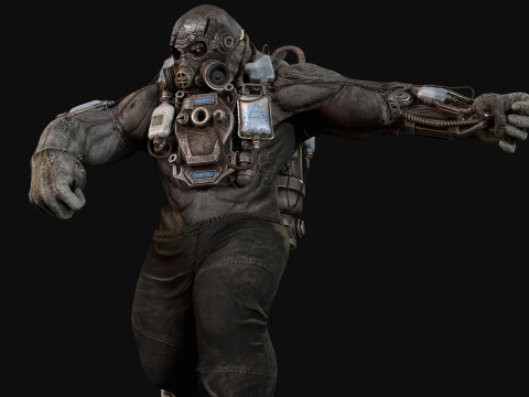 Super ZombieDrednout 3D Modell