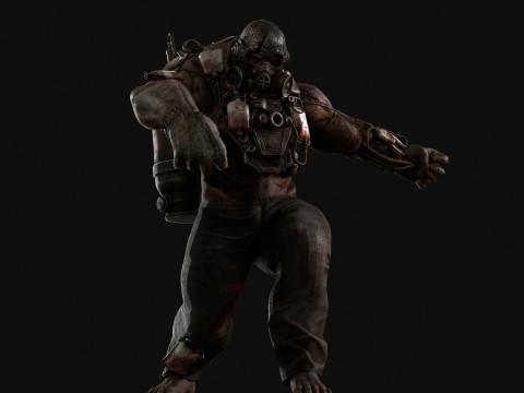 Super ZombieDrednout 3D Modell