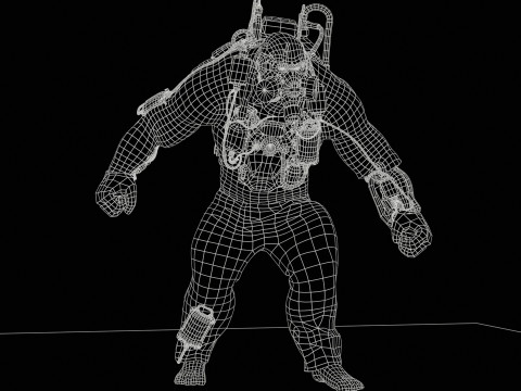 Super ZombieDrednout 3D Modell