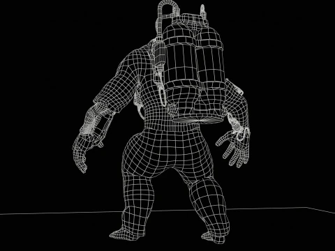Super ZombieDrednout 3D Model