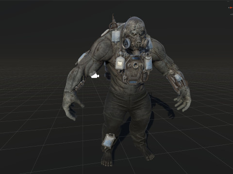 Super ZombieDrednout 3D Modell