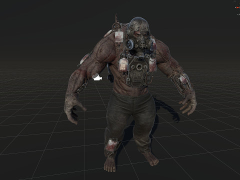 Super ZombieDrednout 3D Modell
