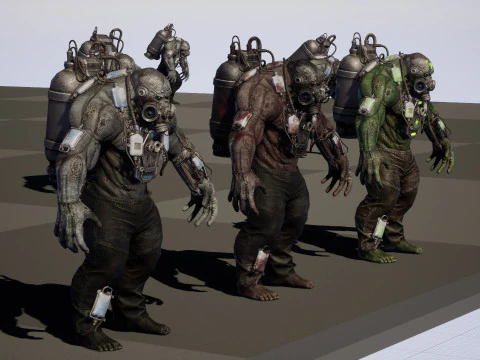 Super ZombieDrednout 3D Model