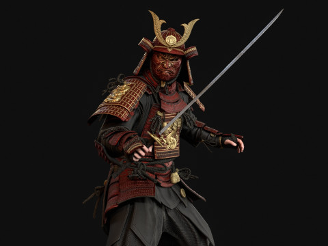 武士雷姆3 3D 模型