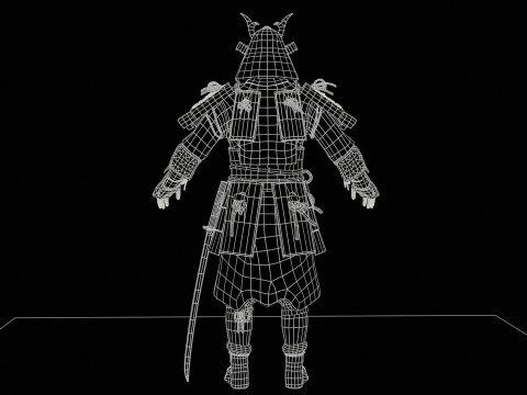 武士雷姆3 3D 模型