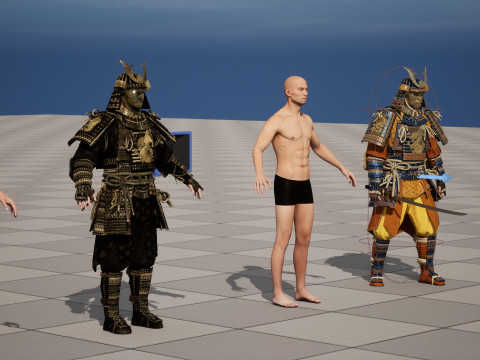 武士雷姆3 3D 模型