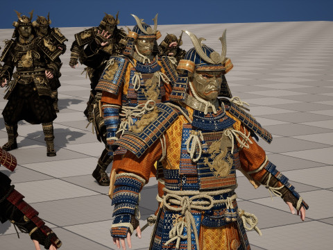 武士雷姆3 3D 模型