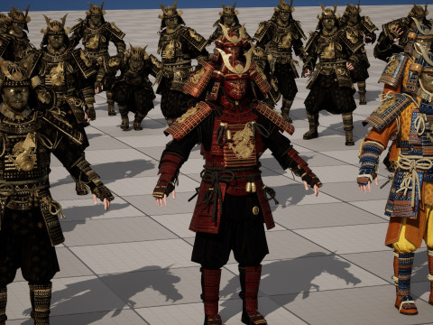 武士雷姆3 3D 模型