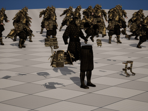 武士雷姆3 3D 模型