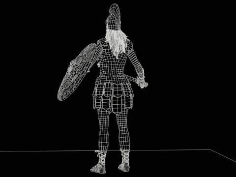 MythWarrorGirl 3D Model