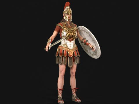 MythWarrorGirl 3D Model