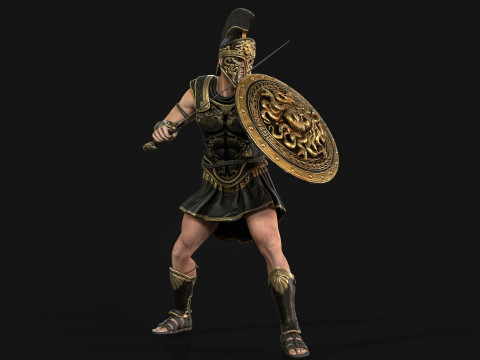 神话战士1 3D 模型