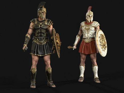 神话战士1 3D 模型