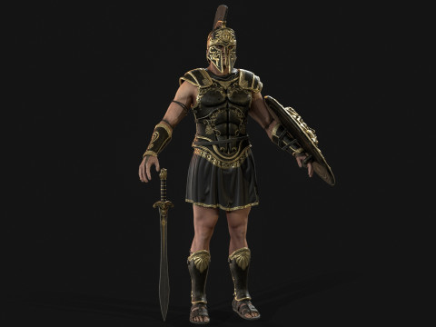 神话战士1 3D 模型