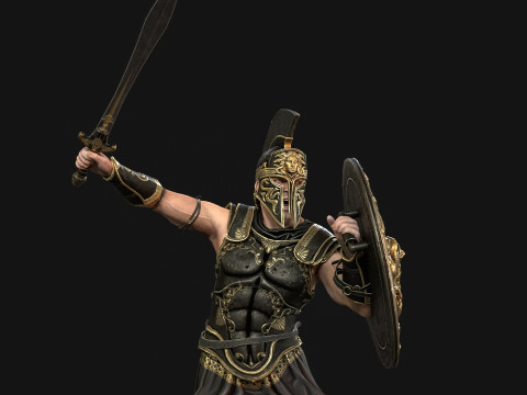 神话战士1 3D 模型