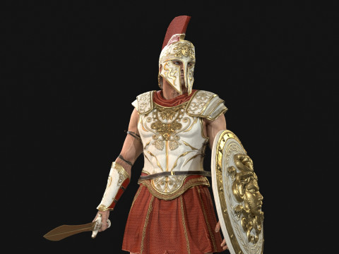 神话战士1 3D 模型