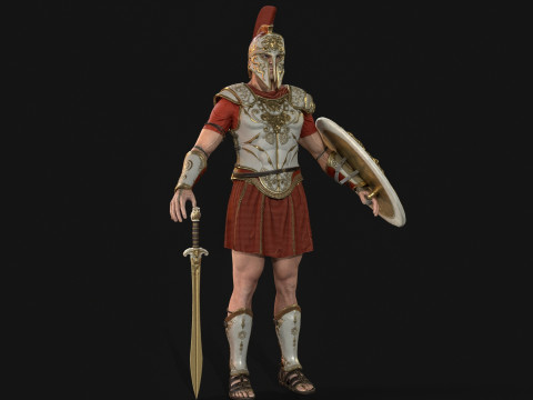 神话战士1 3D 模型