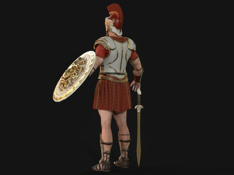 神话战士1 3D 模型