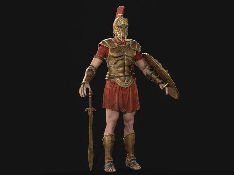 神话战士1 3D 模型