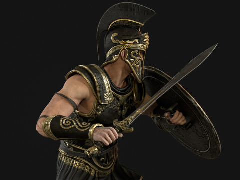 神话战士1 3D 模型