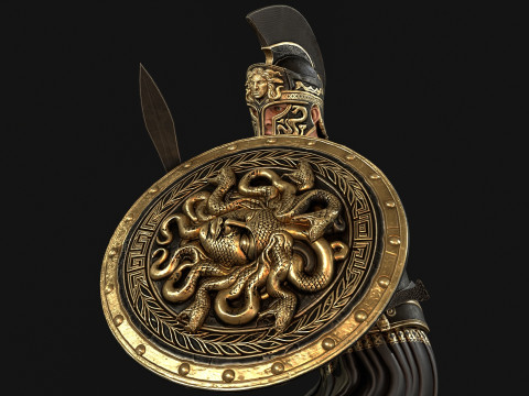 神话战士1 3D 模型