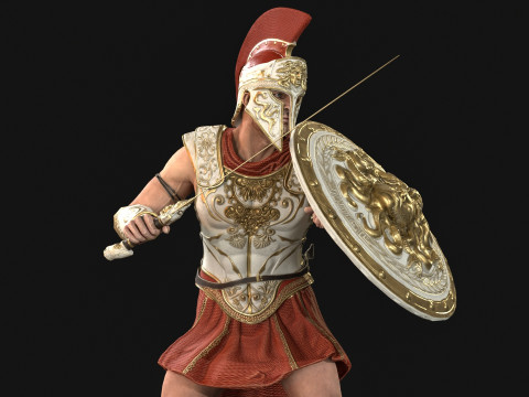 神话战士1 3D 模型