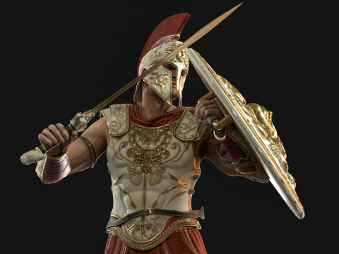 神话战士1 3D 模型