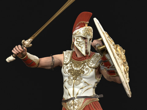 神话战士1 3D 模型