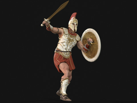 神话战士1 3D 模型