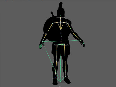 神话战士1 3D 模型