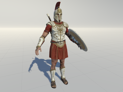 神话战士1 3D 模型