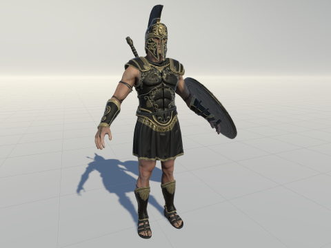 神话战士1 3D 模型