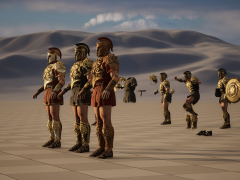 신화워러2 3D 모델