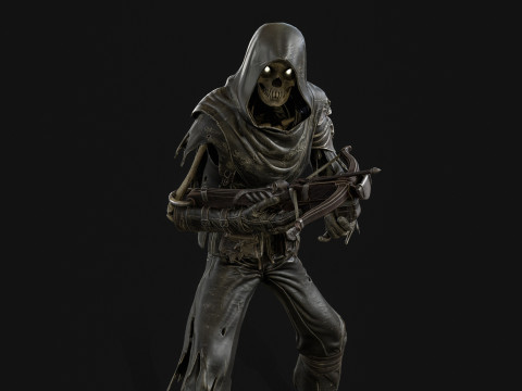 Skeleton Crossbowman 3D Model