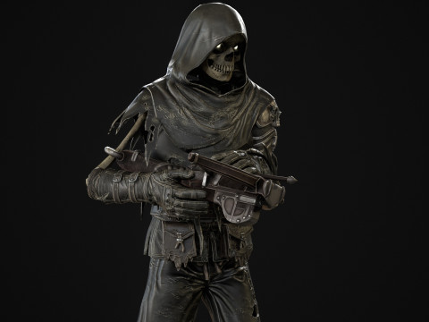 Skeleton Crossbowman 3D Model