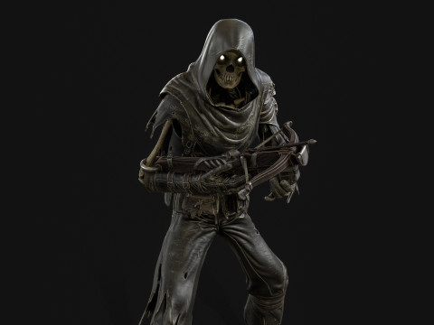 Skeleton Crossbowman 3D Model