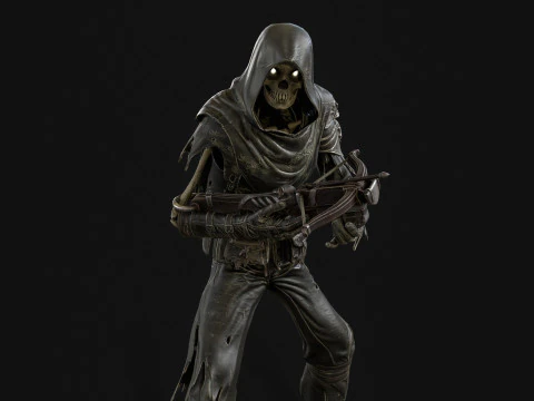 Skeleton Crossbowman 3D Model