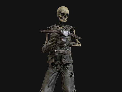 Skeleton Crossbowman 3D Model