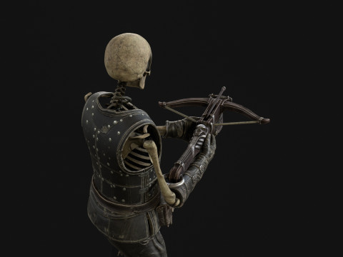 Skeleton Crossbowman 3D Model