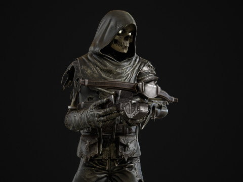 Skeleton Crossbowman 3D Model
