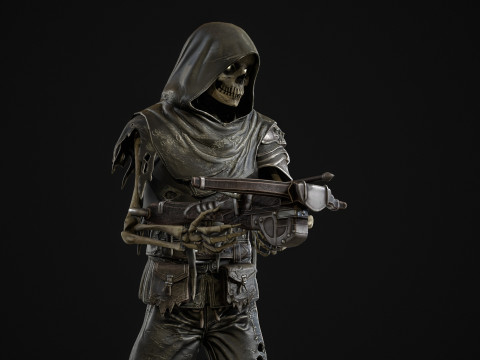 Skeleton Crossbowman 3D Model
