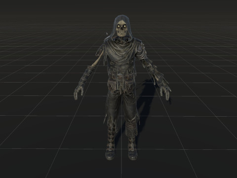 Skeleton Crossbowman 3D Model