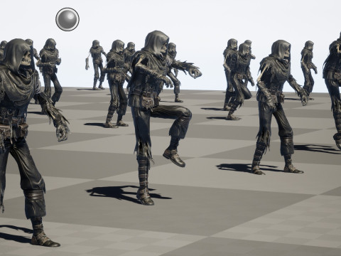 Skeleton Crossbowman 3D Model