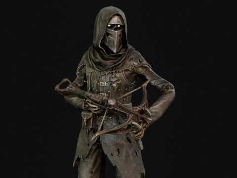 İskelet Arbalet&ccedil;i2 3D Model