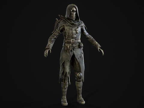 Скелет Арбалетник 2 3D Модель