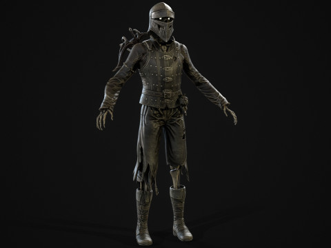 Скелет Арбалетник 2 3D Модель