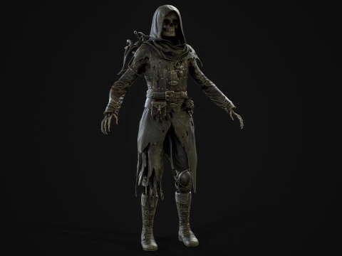 Skeleton Crossbowman2 3D Model